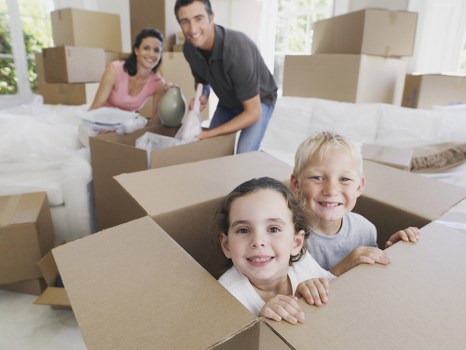 Packing boxes and protecting belongings for a Holland Park home move
