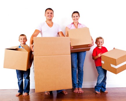Checklist and moving supplies prepared for a Holland Park home relocation