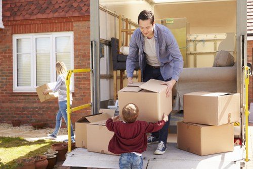 Careful packing and transport support for a Holland Park relocation
