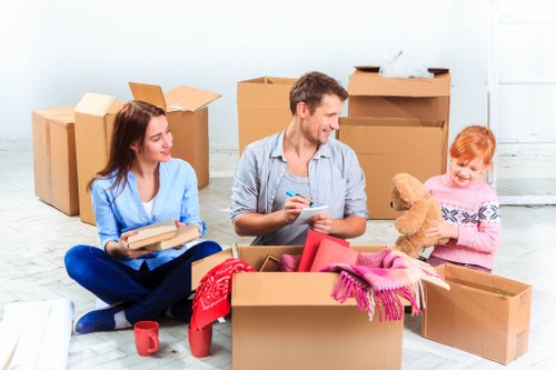 Van service helping with furniture transport in Holland Park