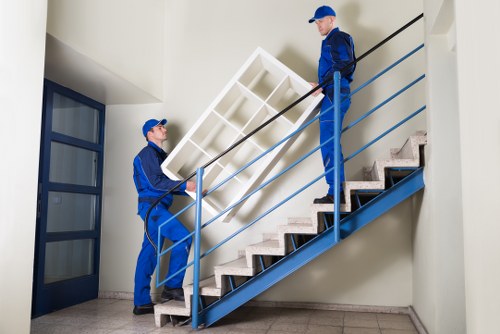Transporting household goods with a van service in West London