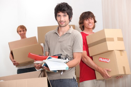 Office relocation transport and loading for a London business move