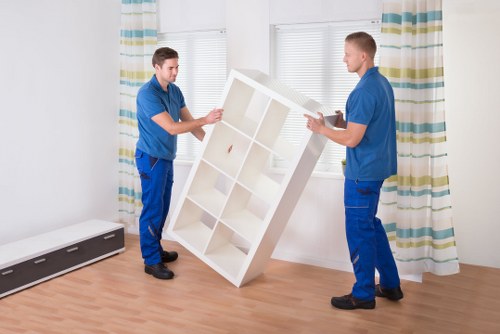 Commercial furniture removal from an office close to Holland Park