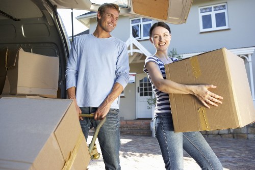 Professional removals team maintaining safe practices during relocation