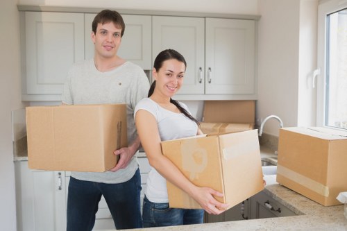 Professional house removal service for a townhouse move near Holland Park